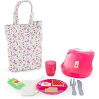Babyaccessoires - COROLLE - Grote maaltijdbox - Voor babypoppen van 36 en 42 cm - 11 accessoires - Vanaf 2 jaar