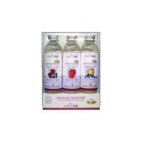 Glijmiddel Nature Body 3 x 75 ml Aardbei Perzik Framboos