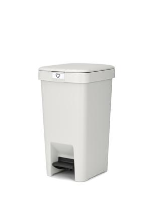 Brabantia stepup pedaalemmer 10 liter light grey