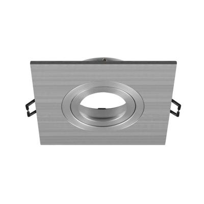 SLV InbouwringNew Tria 75 XL vierkant aluminium - zonder fitting - 1007636