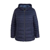 C&A XL Yessica gewatteerde jas donkerblauw - thumbnail