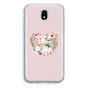 GRL PWR Flower: Samsung Galaxy J5 (2017) Transparant Hoesje