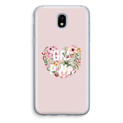 GRL PWR Flower: Samsung Galaxy J5 (2017) Transparant Hoesje