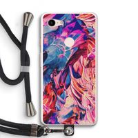 Pink Orchard: Pixel 3 XL Transparant Hoesje met koord