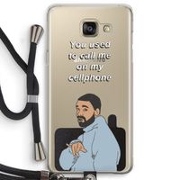 Hotline bling: Samsung Galaxy A5 (2016) Transparant Hoesje met koord