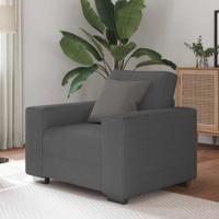 Fauteuil 60 cm corduroy stof donkergrijs Fauteuil 60 cm corduroy stof donkergrijs