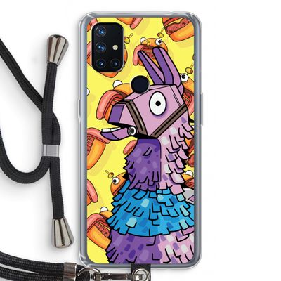 Loot Burger: OnePlus Nord N10 5G Transparant Hoesje met koord