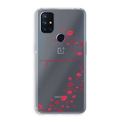 Kusjes: OnePlus Nord N10 5G Transparant Hoesje