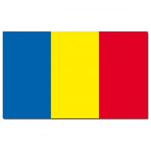 Gevelvlag/vlaggenmast vlag Roemenie 90 x 150 cm   -