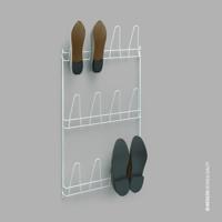 Metaltex wandschoenenrek penny 6 paar schoenen 41x77 cm wit Metaltex wandschoenenrek penny 6 paar schoenen 41x77 cm wit