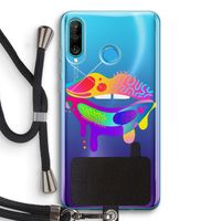 Lip Palette: Huawei P30 Lite Transparant Hoesje met koord