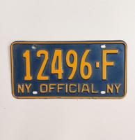 New York Official Kentekenplaat - 1970s - Origineel New York Official Kentekenplaat - 1970s - Origineel