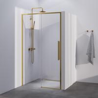 BRAUER Season nisdeur model B met schuifdeur helder glas 120x200 omkeerbaar incl. glascoating Season-Goud