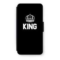 King zwart: iPhone 7 Flip Hoesje