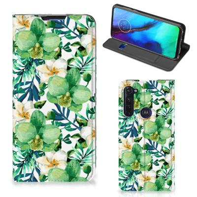 Motorola Moto G Pro Smart Cover Orchidee Groen Motorola Moto G Pro Smart Cover Orchidee Groen