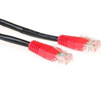 ACT Zwarte 2 meter U/UTP CAT5E patchkabel cross met RJ45 connectoren ACT Zwarte 2 meter U/UTP CAT5E patchkabel cross met RJ45 connectoren