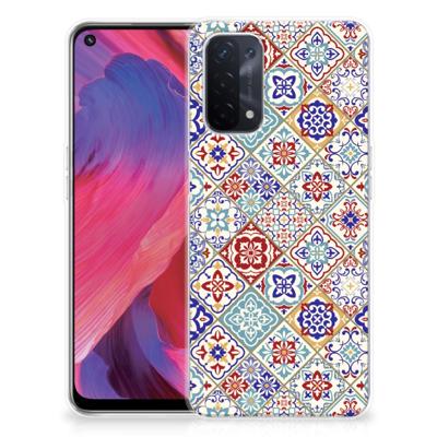 OPPO A74 5G | A54 5G | TPU | Siliconen hoesje | Tiles Color OPPO A74 5G | A54 5G | TPU | Siliconen hoesje | Tiles Color