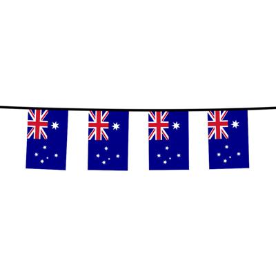 Land Australie vlaggetjes - slinger/vlaggenlijn - 4.50 meter - versiering