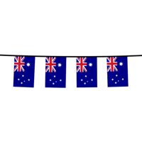 Land Australie vlaggetjes - slinger/vlaggenlijn - 4.50 meter - versiering