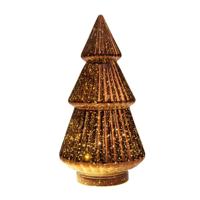 Boompje glas LED 28,5x15 cm brons - Annas collection