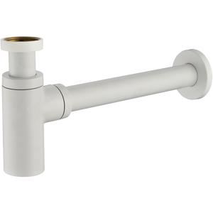 Design Sifon Wiesbaden Unimatch | 5/4" | Standaard | Messing | Mat wit
