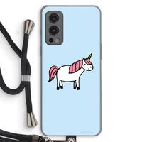 Eenhoorn: OnePlus Nord 2 5G Transparant Hoesje met koord Eenhoorn: OnePlus Nord 2 5G Transparant Hoesje met koord