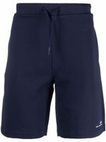 A.P.C. short de jogging à logo imprimé - Bleu - thumbnail