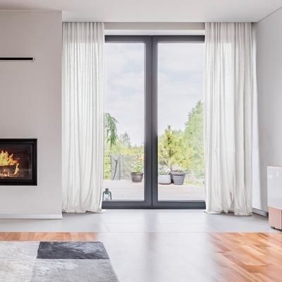 Gordijnen In Between Haken Of Ringen 300x250 Cm Ringen Off White Lichtdoorlatend Fresh And Co - Dekbed-Discounter.nl