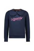 B.Nosy Meisjes sweater - Esmee - Navy blauw