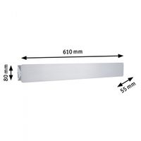 Paulmann Katla WL LED 79514 LED-wandspot LED 12 W Aluminium (geborsteld) - thumbnail