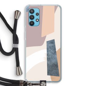 Luca: Samsung Galaxy A32 4G Transparant Hoesje met koord