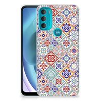 Motorola Moto G71 5G TPU Siliconen Hoesje Tiles Color