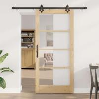 Schuifdeur met Hardware Set 'ORKDAL'van Massief Hout & Glas