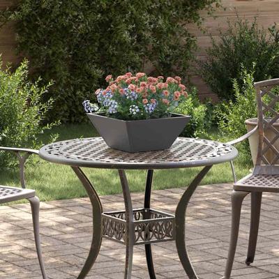 Plastic Plantenbak 5 pcs Zwart 35 x 35 x 15 cm Staal
