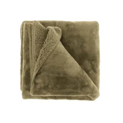 Plaid torvah 200x150 cm taupe - Unique living
