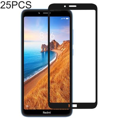 25 stuks volledige lijm volledige cover Screen Protector gehard glas film voor Xiaomi Redmi 7A