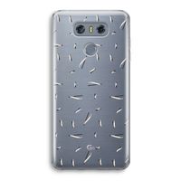 Hipster stripes: LG G6 Transparant Hoesje
