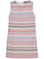 Missoni robe longue à motif zig-zag - Rose