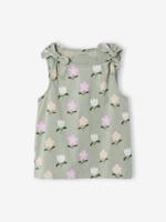 T-shirt zonder mouwen saliegroen