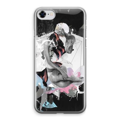 Camouflage de sommeil: iPhone 8 Transparant Hoesje