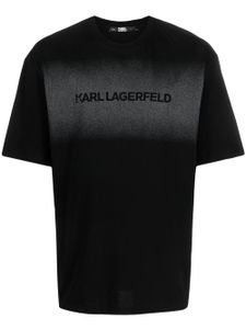 Karl Lagerfeld t-shirt à logo imprimé - Noir