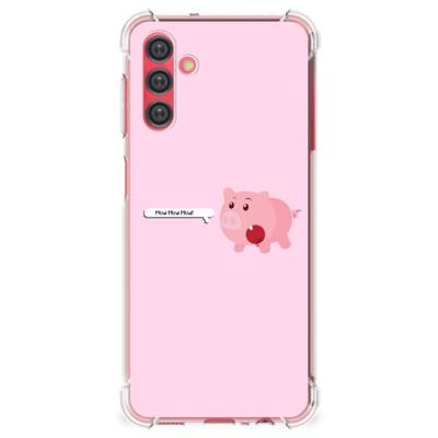 Samsung Galaxy A13 5G | A04s Stevig | Bumper Hoesje | Pig Mud Samsung Galaxy A13 5G | A04s Stevig | Bumper Hoesje | Pig Mud
