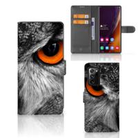 Samsung Galaxy Note20 Ultra | Telefoonhoesje | Met pasjeshouder | Uil