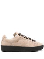 Lanvin baskets Curb en daim - Tons neutres - thumbnail