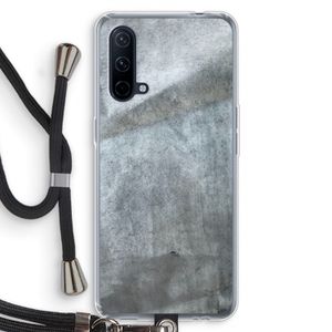 Grey Stone: OnePlus Nord CE 5G Transparant Hoesje met koord