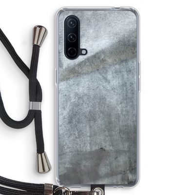 Grey Stone: OnePlus Nord CE 5G Transparant Hoesje met koord