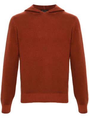 Dell'oglio hoodie en maille - Orange
