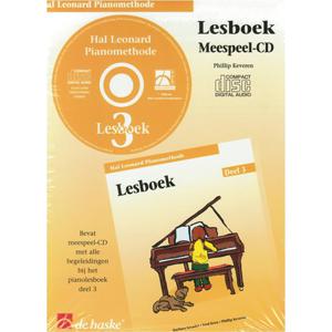 De Haske Hal Leonard Pianomethode lesboek 3 meespeel-CD