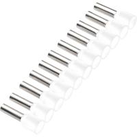 Cimco 187511 Adereindhulzen 0.75 mm² Deels geïsoleerd Wit 500 stuk(s)