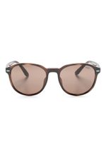 Polo Ralph Lauren lunettes de soleil rondes transparentes - Marron - thumbnail